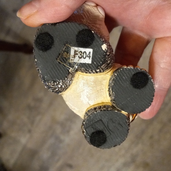 Gold accented baby panda set of 2 - Picture 5 of 7